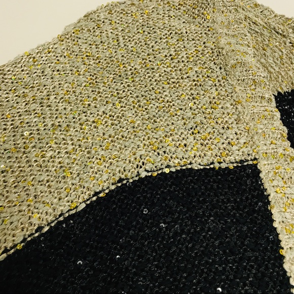 Daytrip short sleeve sequin color block cardigan - Picture 5 of 9